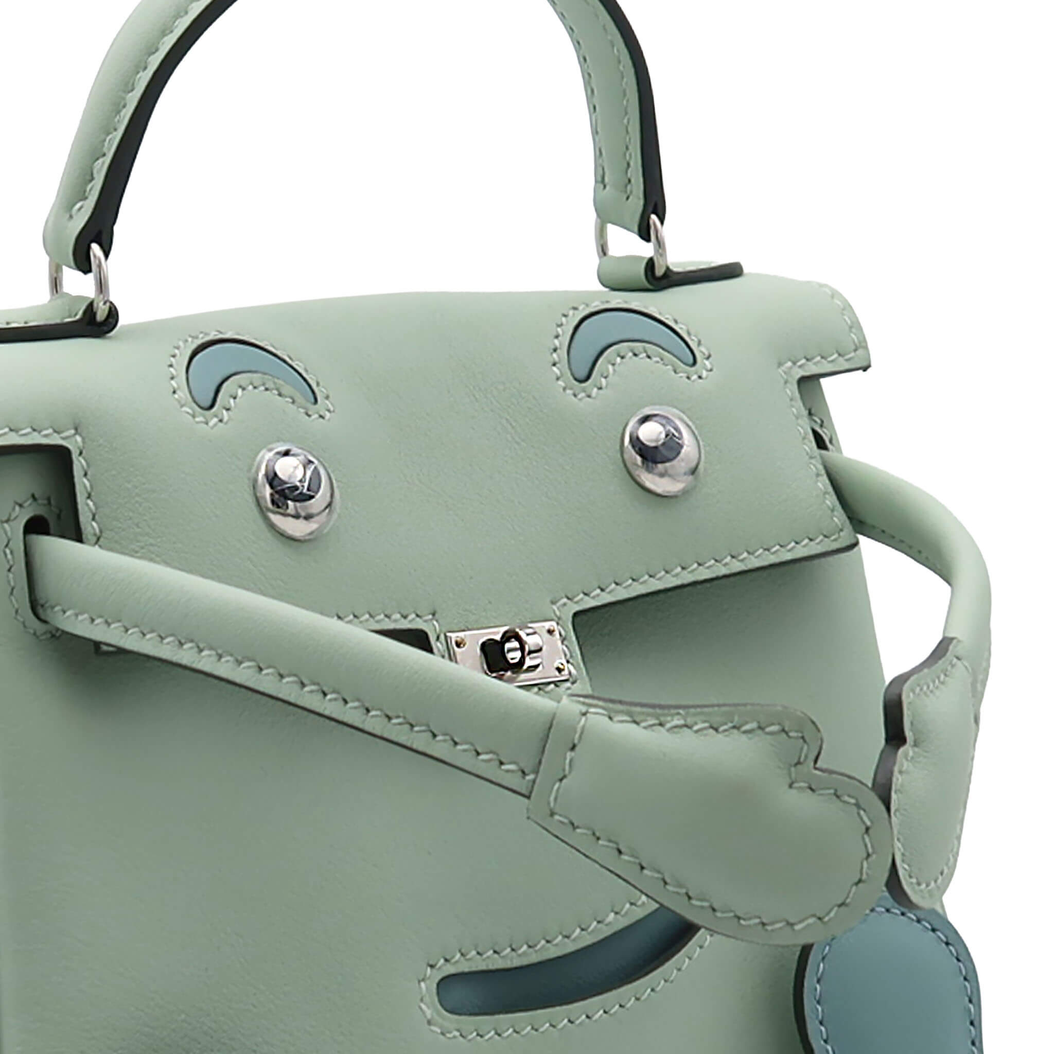 HERMES エルメス ケリードール ヴェールデュー/シエル スイフト