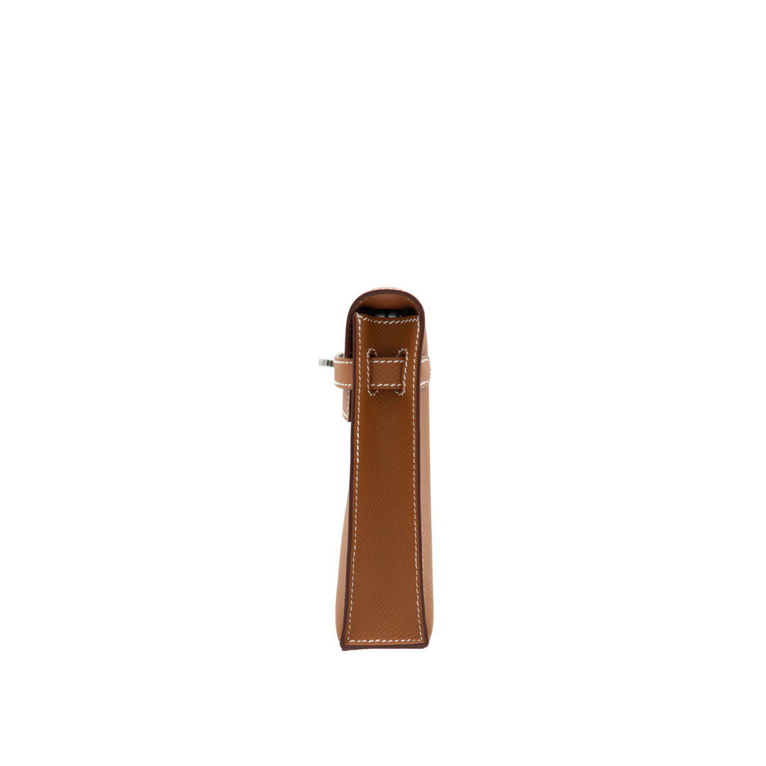 HERMES エルメス ケリーエラン ゴールド エプソン シルバー金具 G刻印