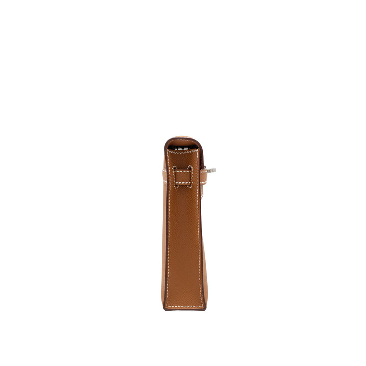 HERMES エルメス ケリーエラン ゴールド エプソン シルバー金具 G刻印