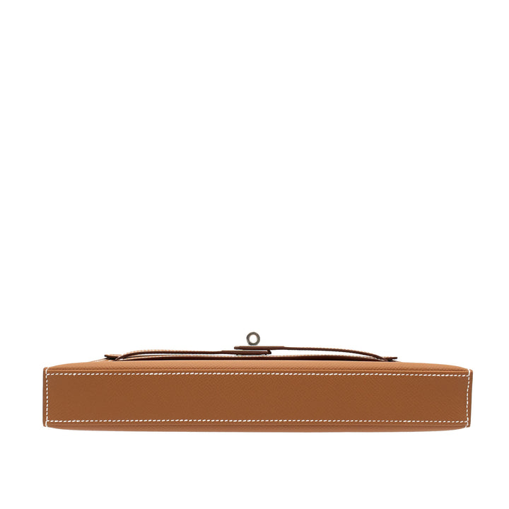 HERMES エルメス ケリーエラン ゴールド エプソン シルバー金具 G刻印