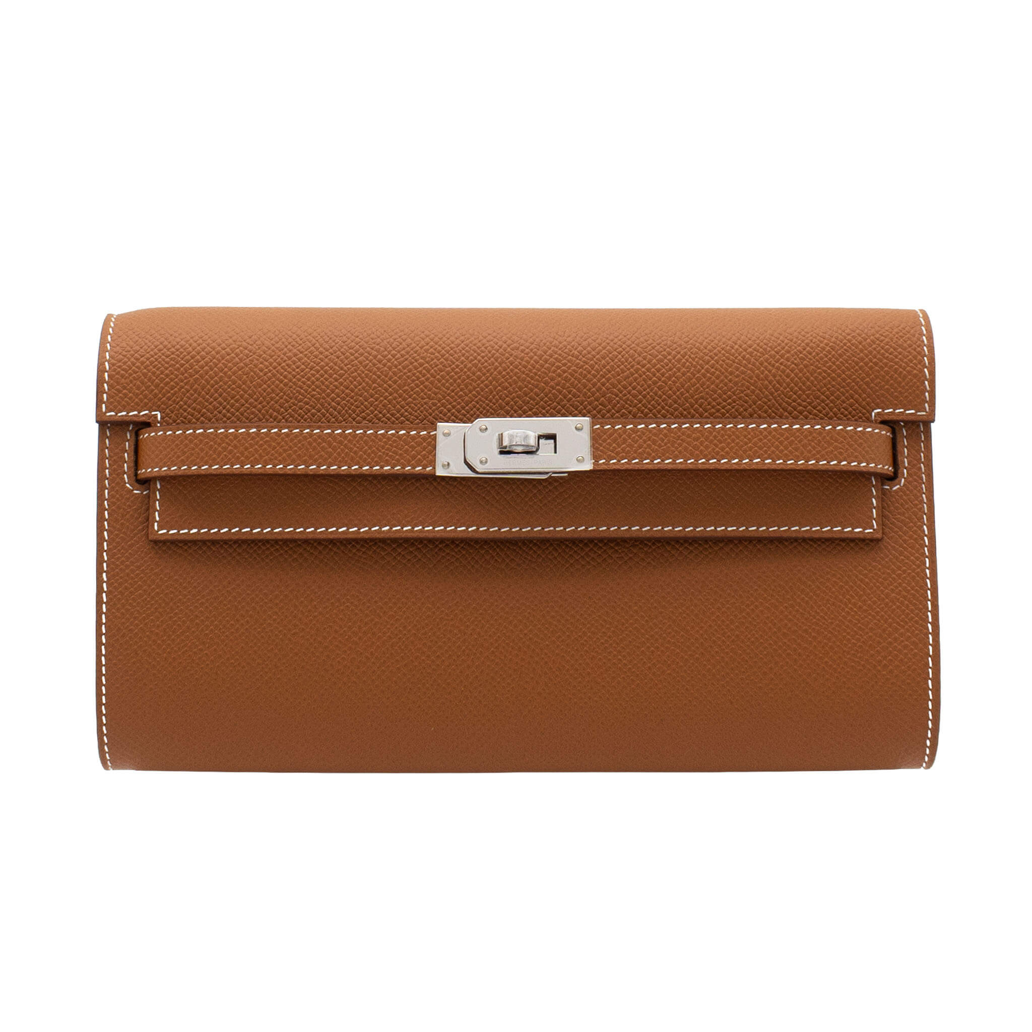HERMES エルメス ケリーウォレット トゥーゴー ブルーサフィール