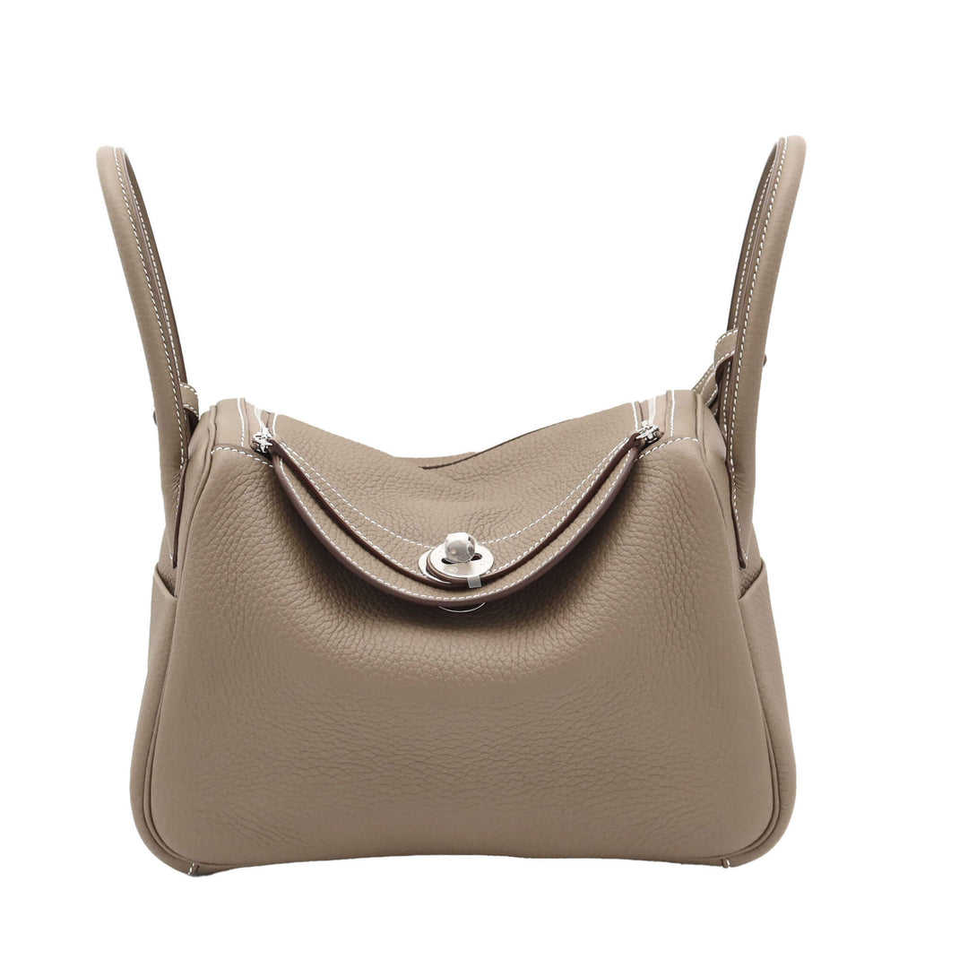 HERMES  エルメス  リンディ 26  エトゥープ  トリヨンクレマンス  シルバー金具  K 刻印 - GINZA CELIA