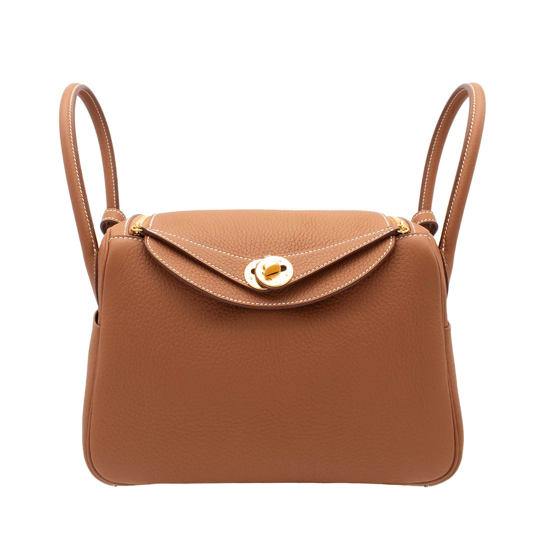 HERMES エルメス リンディ26 ゴールド トリヨンクレマンス ゴールド金具 K刻印 - GINZA CELIA