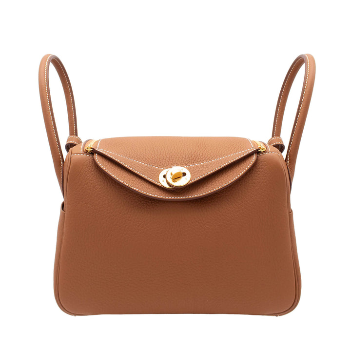 HERMES エルメス リンディ26 ゴールド トリヨンクレマンス ゴールド金具 K刻印 - GINZA CELIA