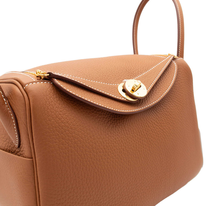 HERMES エルメス リンディ26 ゴールド トリヨンクレマンス ゴールド金具 K刻印 - GINZA CELIA