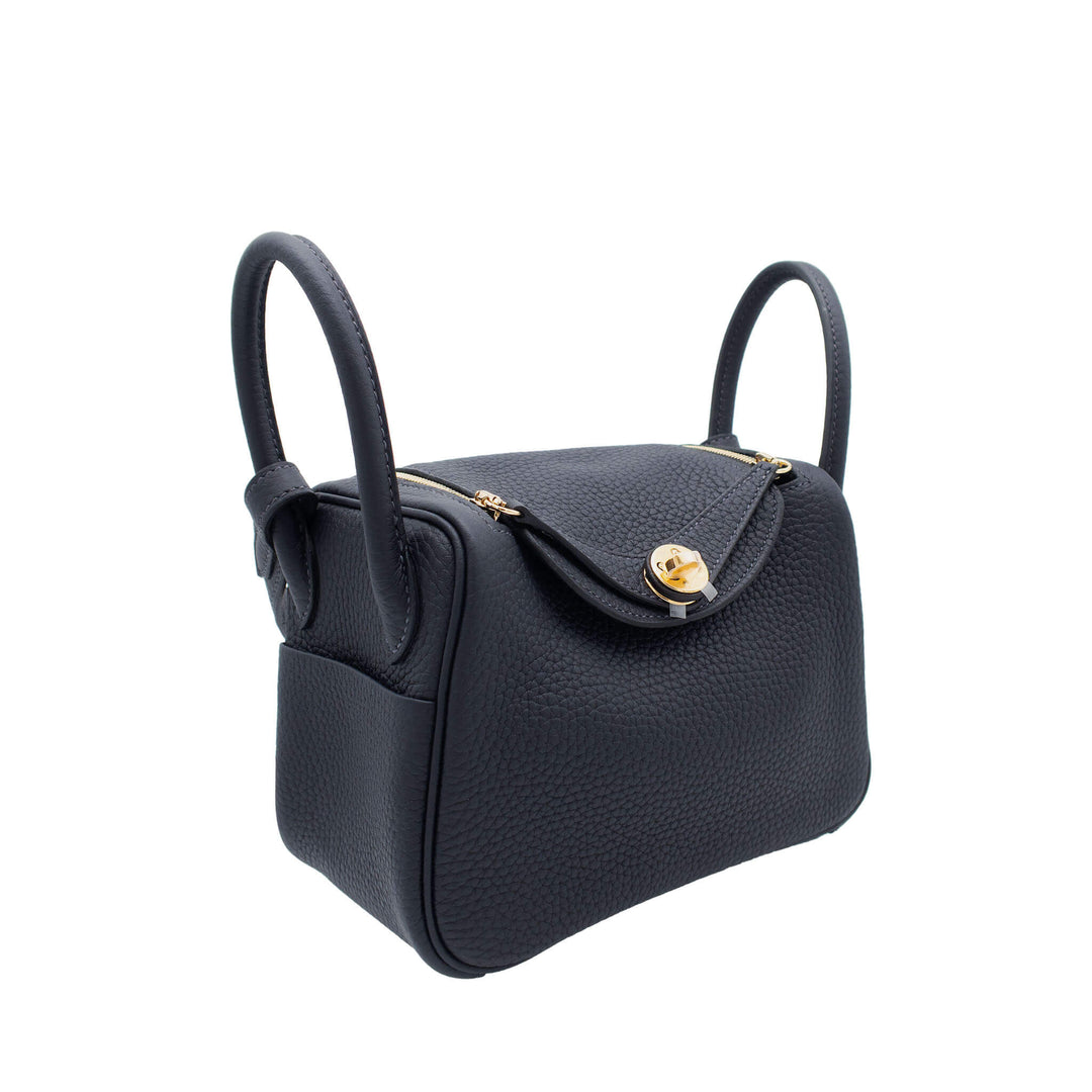 HERMES エルメス リンディミニ キャバン トリヨンクレマンス ゴールド金具 G刻印