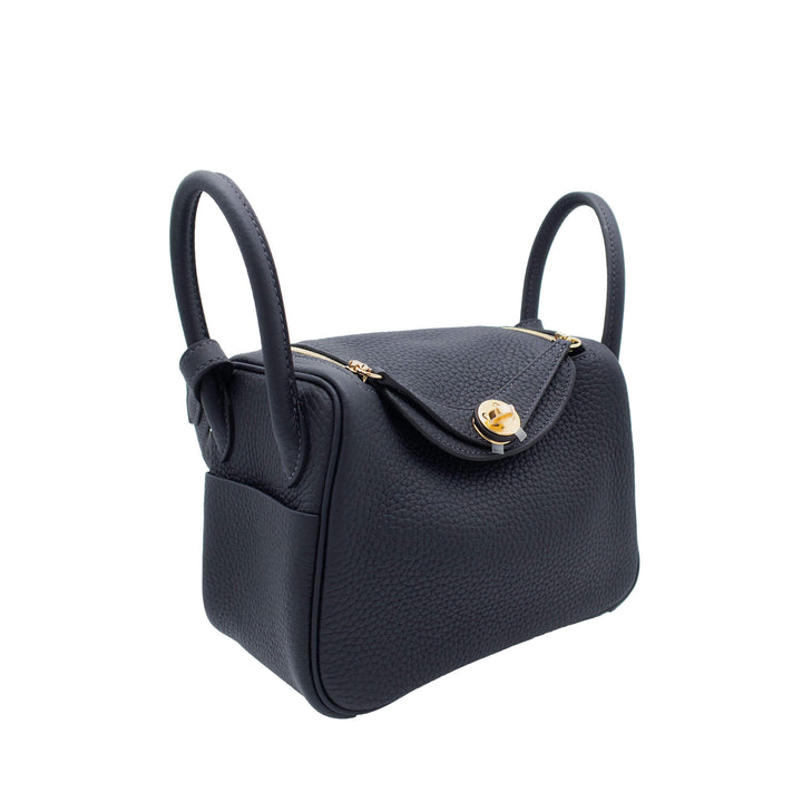 HERMES エルメス リンディミニ キャバン トリヨンクレマンス ゴールド金具 G刻印