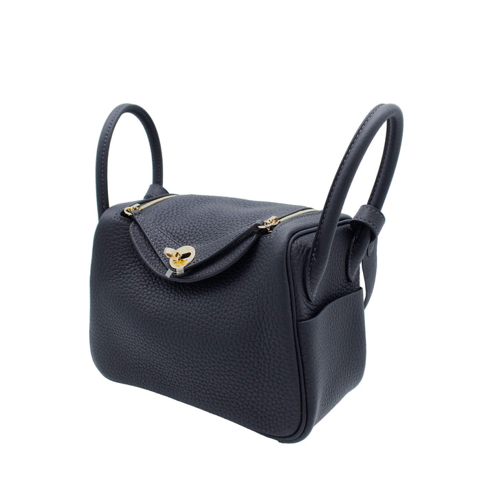 HERMES エルメス リンディミニ キャバン トリヨンクレマンス ゴールド金具 G刻印