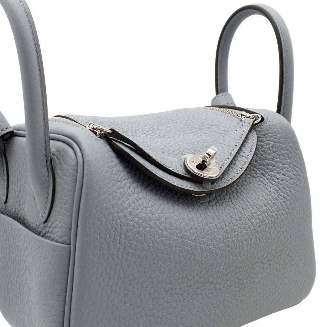 HERMES エルメス リンディミニ グリパンタン トリヨンクレマンス シルバー金具 G刻印 - GINZA CELIA