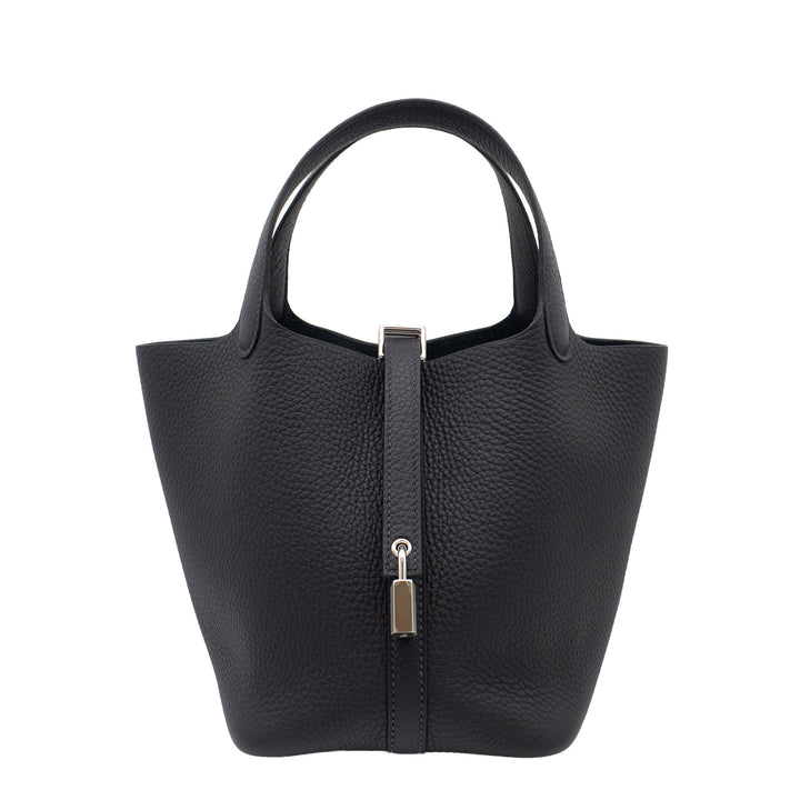 HERMES エルメス ピコタンロック18 キャバン トリヨンクレマンス シルバー金具 G刻印 - GINZA CELIA