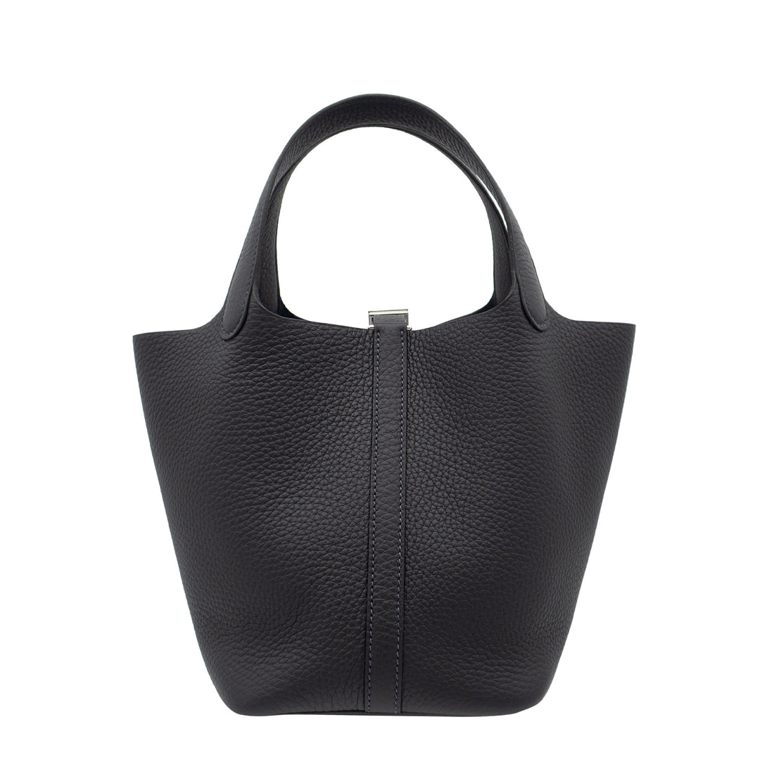 HERMES エルメス ピコタンロック18 キャバン トリヨンクレマンス シルバー金具 G刻印 - GINZA CELIA