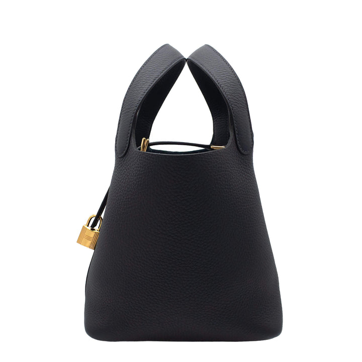 HERMES エルメス ピコタンロック18 キャバン トリヨンクレマンス ゴールド金具 K刻印 - GINZA CELIA