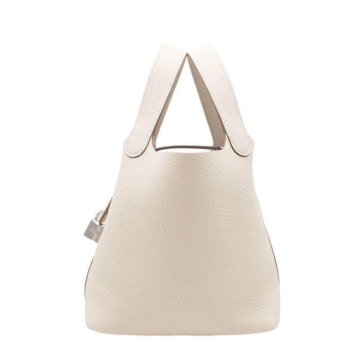 HERMES エルメス ピコタンロック18 クレ トリヨンクレマンス シルバー金具 G刻印 - GINZA CELIA