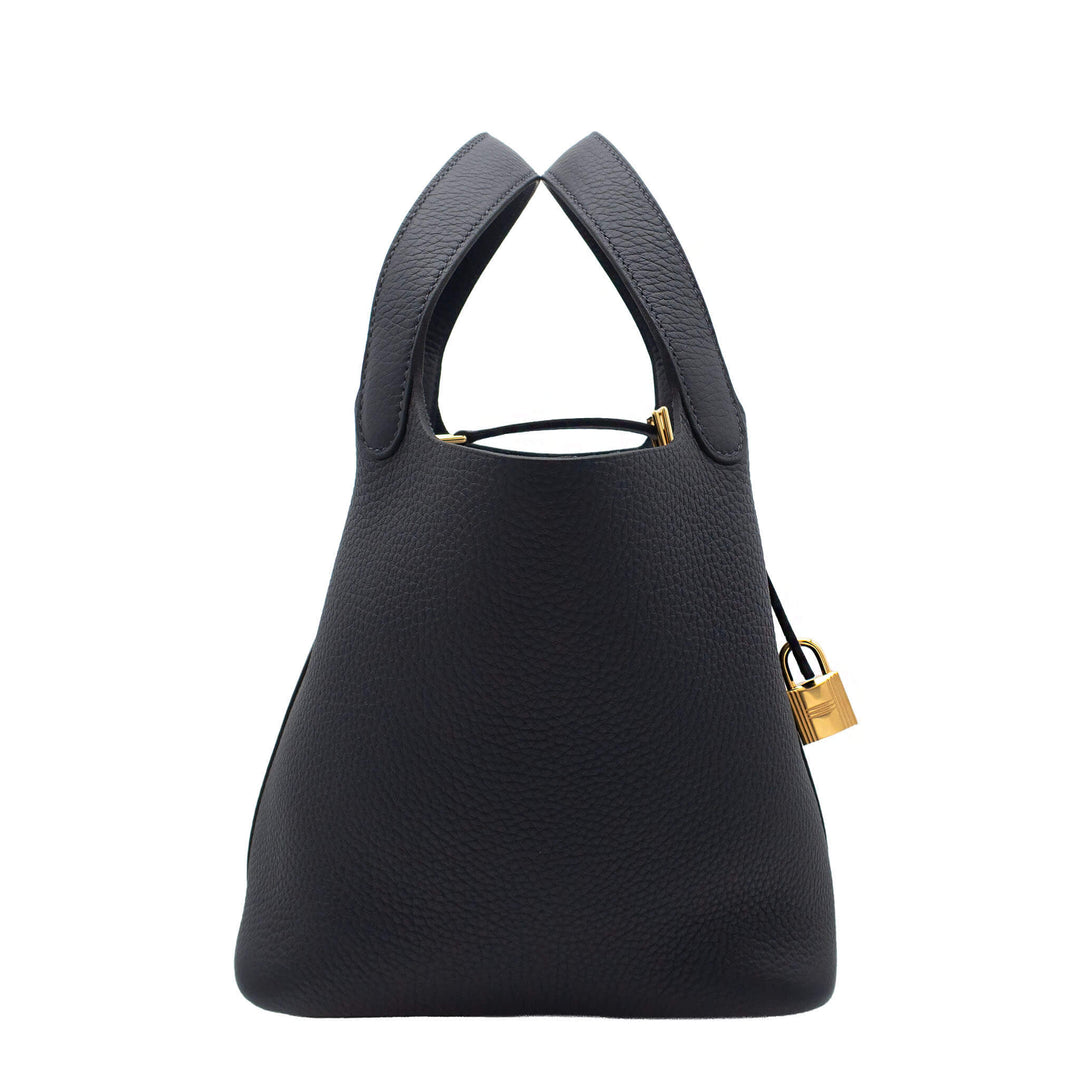 HERMES エルメス ピコタンロック18 キャバン トリヨンクレマンス ゴールド金具 K刻印 - GINZA CELIA