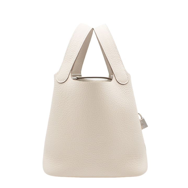 HERMES エルメス ピコタンロック18 クレ トリヨンクレマンス シルバー金具 G刻印 - GINZA CELIA