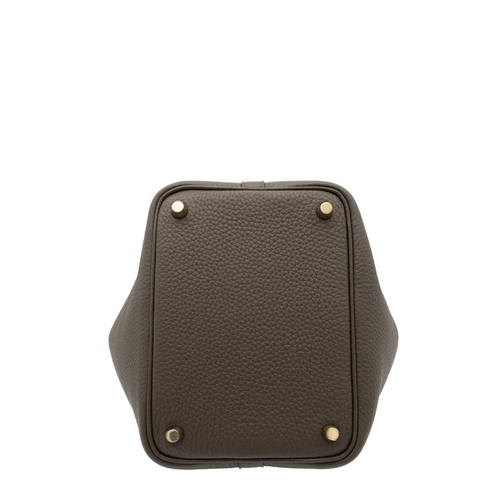 HERMÈS Picotin Lock18 Vert Loden Clemence PHW Stamp G