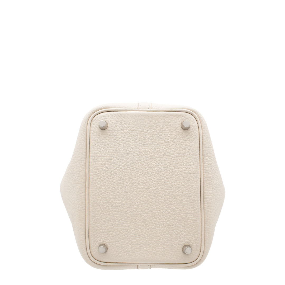 HERMES エルメス ピコタンロック18 クレ トリヨンクレマンス シルバー金具 G刻印 - GINZA CELIA
