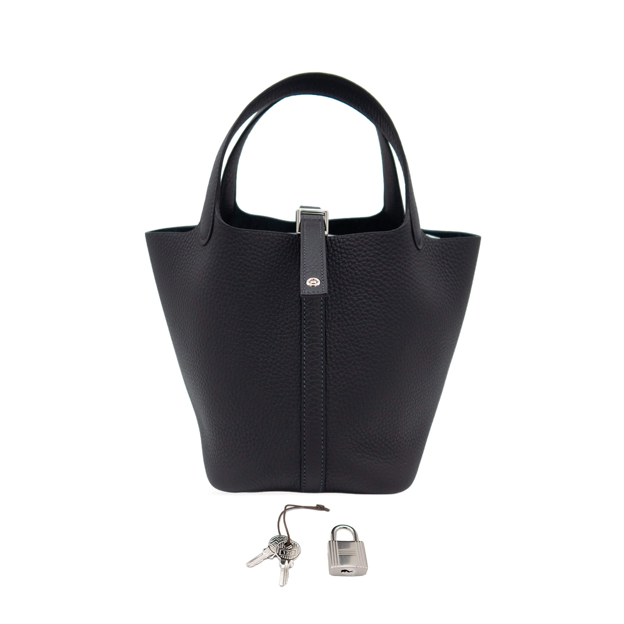 HERMES エルメス ピコタンロック18 ブラック トリヨンクレマンス