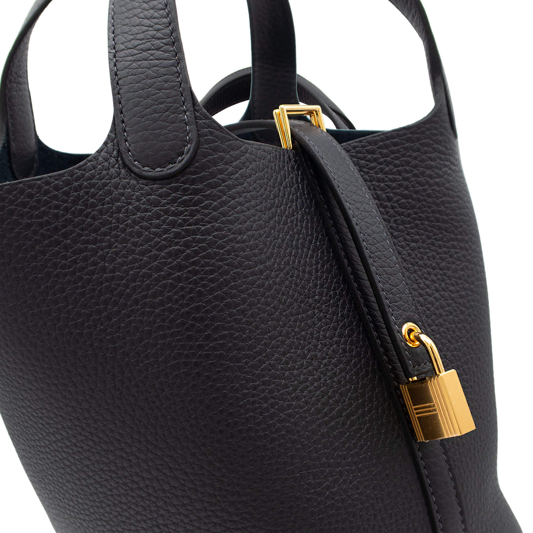HERMES エルメス ピコタンロック18 キャバン トリヨンクレマンス ゴールド金具 K刻印 - GINZA CELIA