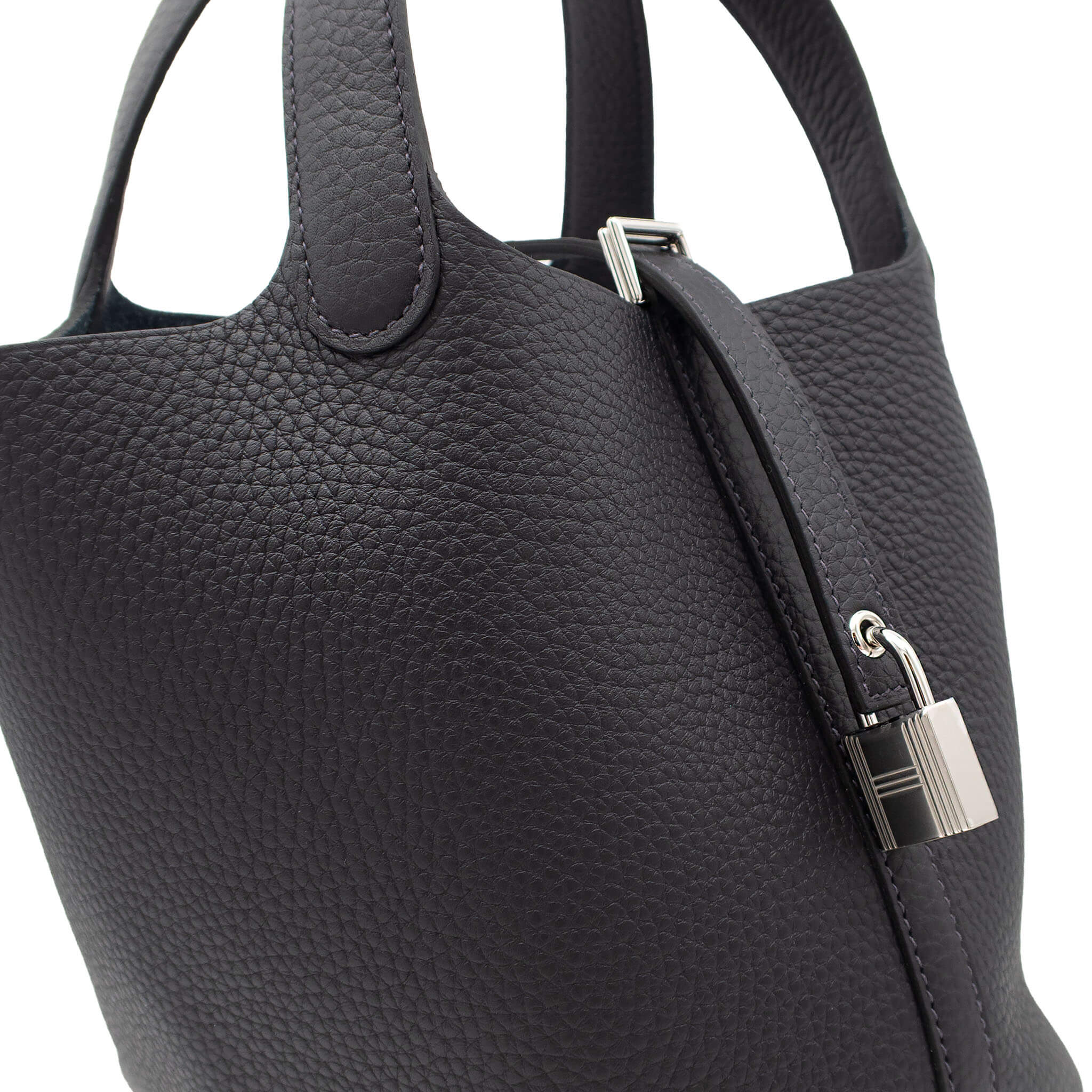 HERMES エルメス ピコタンロック18 ブラック トリヨンクレマンス