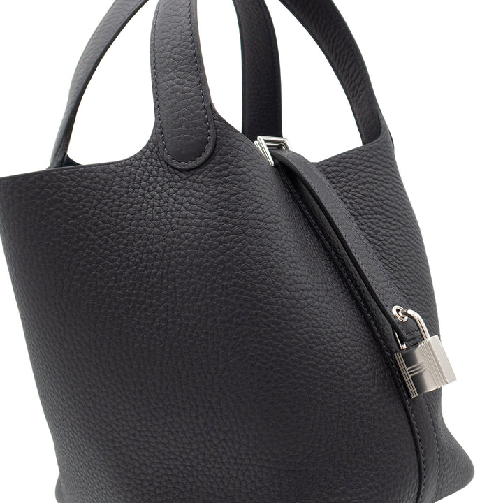 HERMES エルメス ピコタンロック18 キャバン トリヨンクレマンス シルバー金具 G刻印 - GINZA CELIA