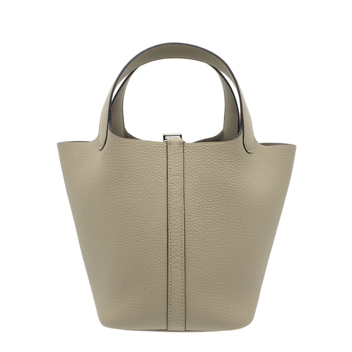 HERMES エルメス ピコタンロック18 ソーゼ トリヨンクレマンス シルバー金具 G刻印 - GINZA CELIA