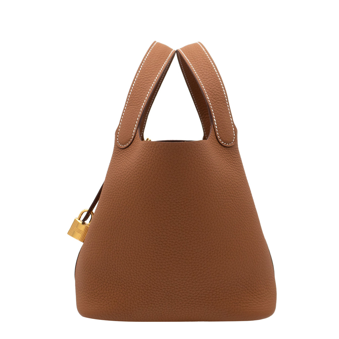 HERMES エルメス ピコタンロック18 ゴールド トリヨンクレマンス ゴールド金具 G刻印 - GINZA CELIA