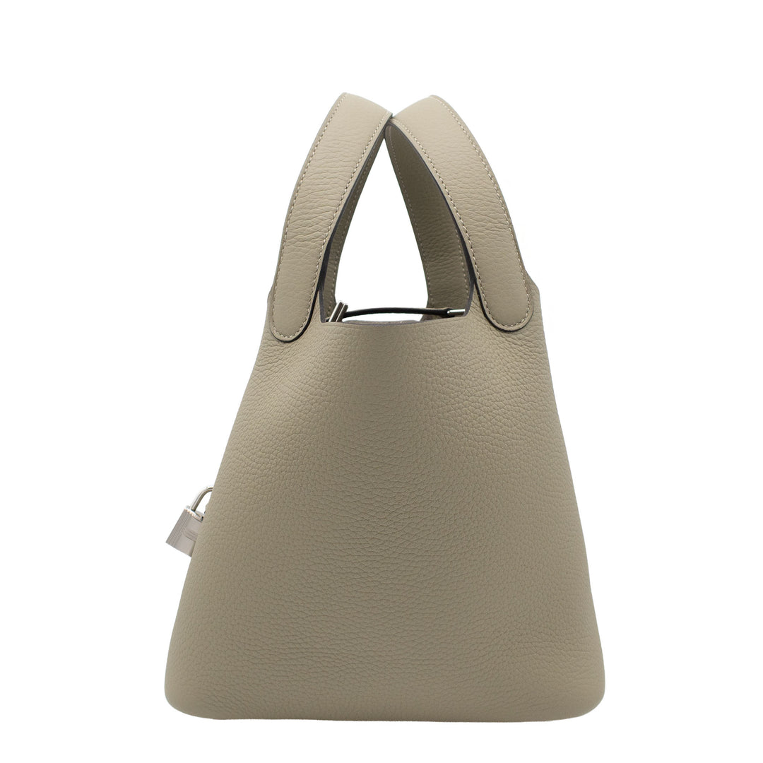 HERMES エルメス ピコタンロック18 ソーゼ トリヨンクレマンス シルバー金具 G刻印 - GINZA CELIA