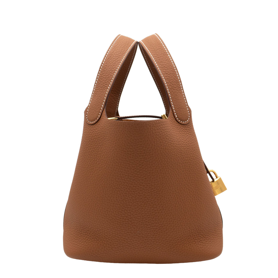 HERMES エルメス ピコタンロック18 ゴールド トリヨンクレマンス ゴールド金具 G刻印 - GINZA CELIA