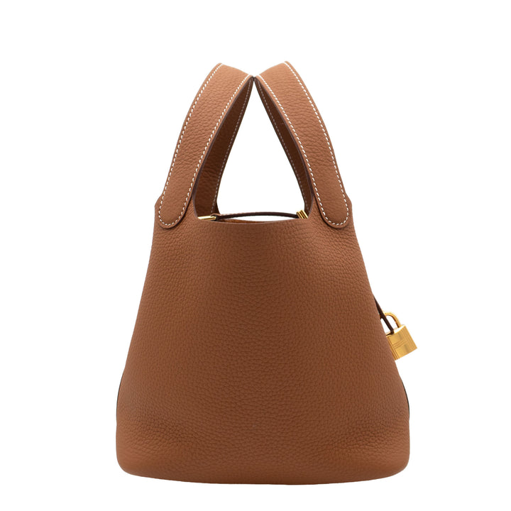 HERMES エルメス ピコタンロック18 ゴールド トリヨンクレマンス ゴールド金具 G刻印 - GINZA CELIA