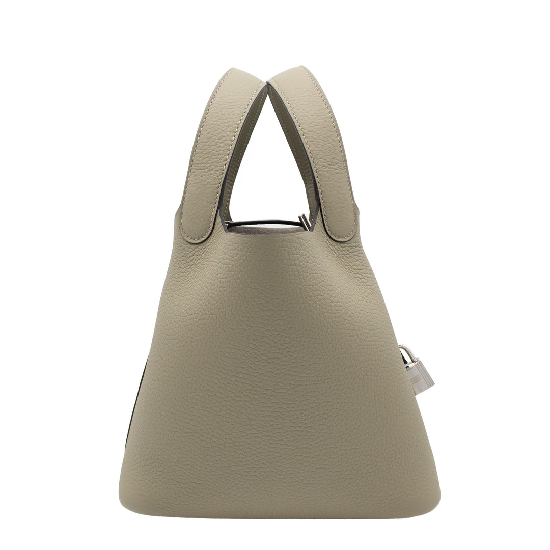 HERMES エルメス ピコタンロック18 ソーゼ トリヨンクレマンス シルバー金具 G刻印 - GINZA CELIA