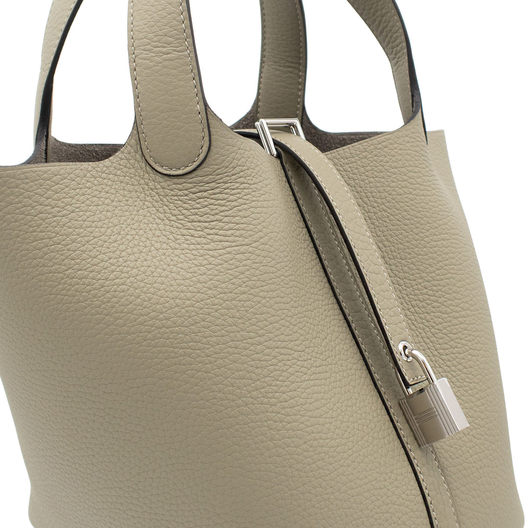 HERMES エルメス ピコタンロック18 ソーゼ トリヨンクレマンス シルバー金具 G刻印 - GINZA CELIA
