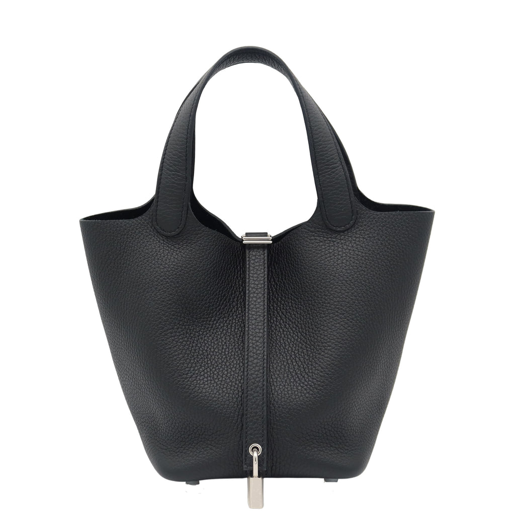 HERMES エルメス ピコタンロック 18 ブラック トリヨンクレマンス