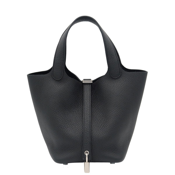 HERMES エルメス ピコタンロック 18 ブラック トリヨンクレマンス