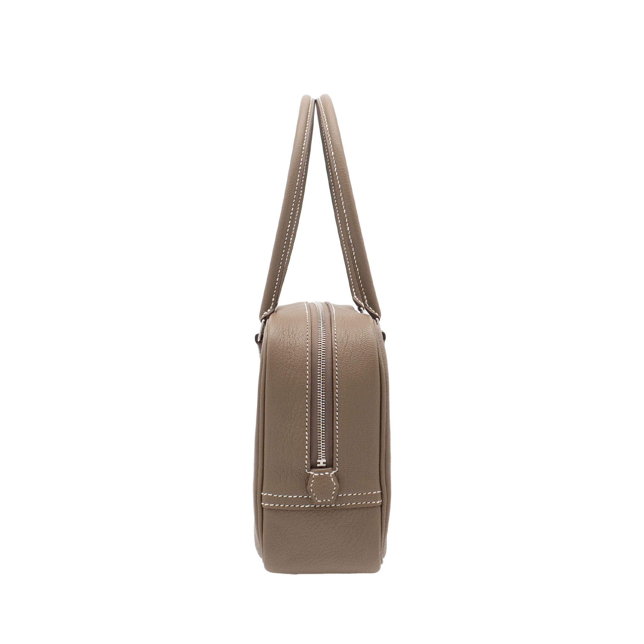 HERMES エルメス プリュム ミニ エトゥープ シェーブルミゾール