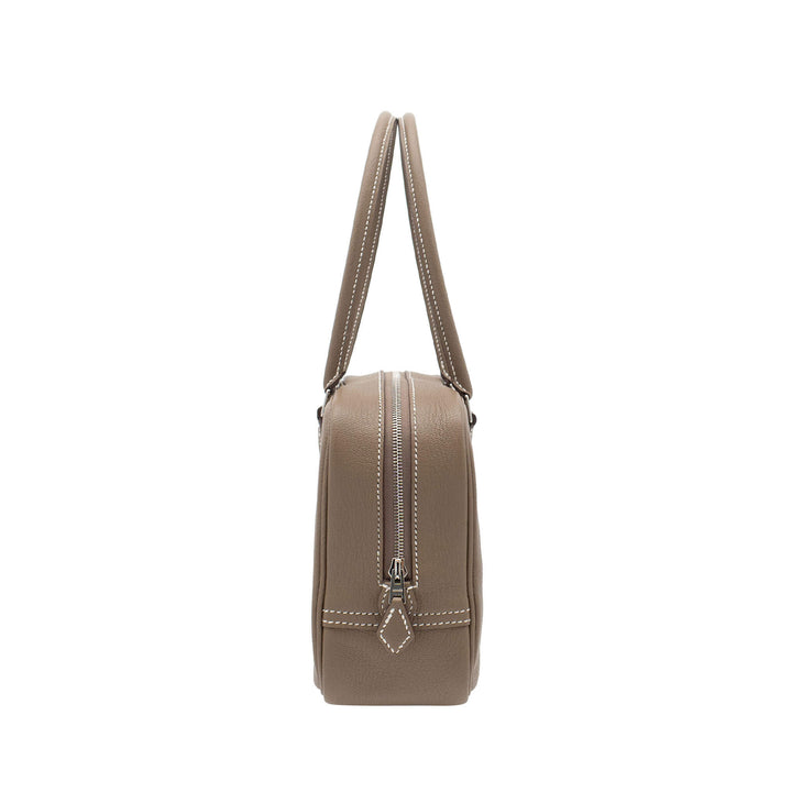 HERMES エルメス プリュム ミニ エトゥープ シェーブルミゾール シルバー金具 K刻印 - GINZA CELIA