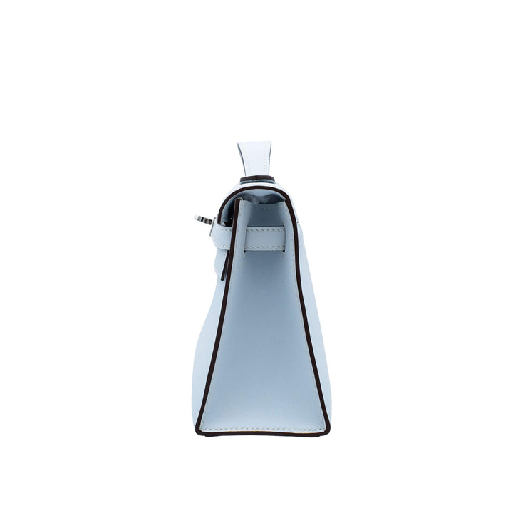 HERMES エルメス ポシェットケリー ブルーブリューム スイフト シルバー金具 Z刻印