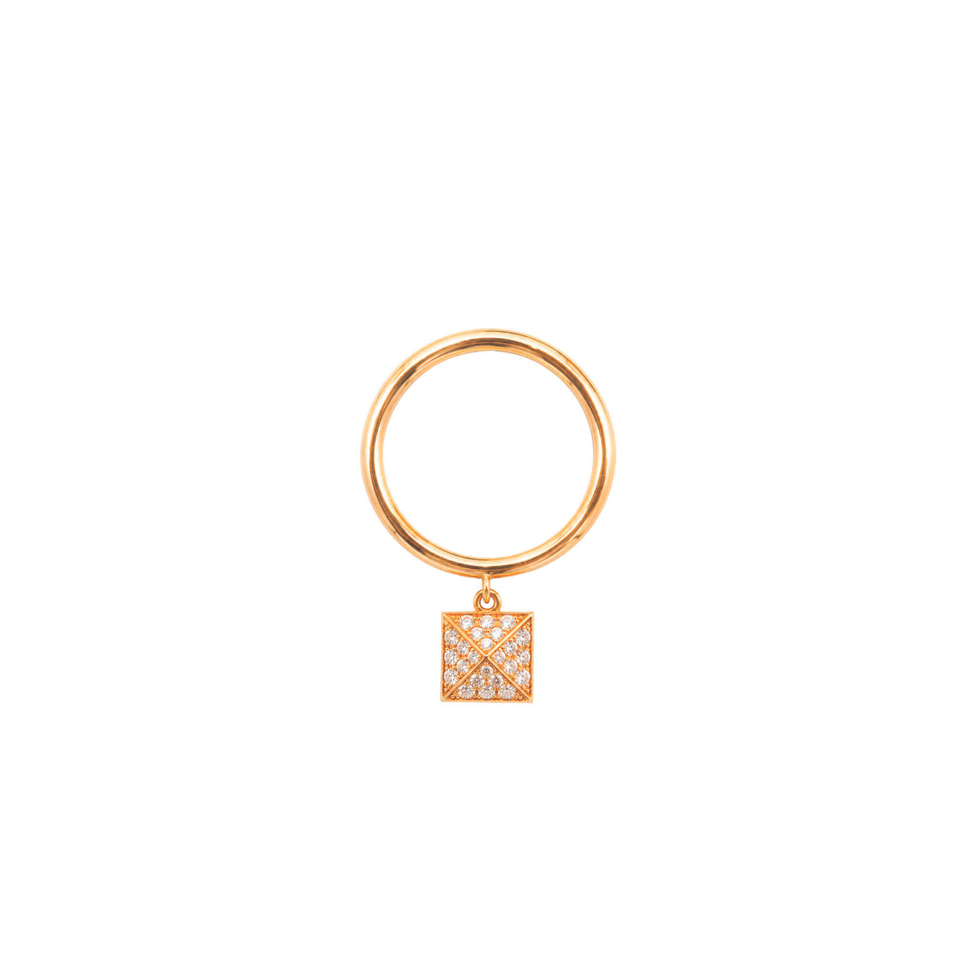 HERMES エルメス リング クルー ドゥ H ピンクゴールド #50 - GINZA CELIA
