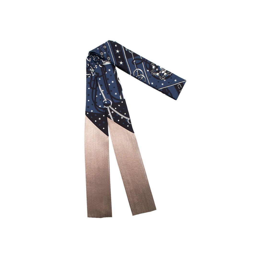 HERMÈS Twilly 流蘇 Cricketis Bandana 真絲
