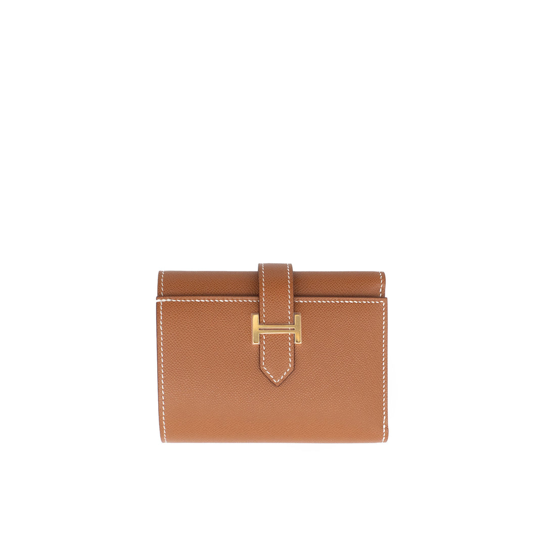 HERMES エルメス ベアンコンビネ ゴールド ヴォーマダム ゴールド金具 K刻印