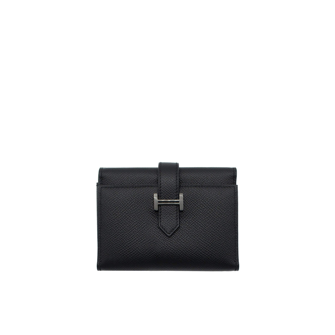 HERMES  エルメス  ベアン ミニ  カードケース  ソウブラック  エプソン  モノクローム金具  Z 刻印