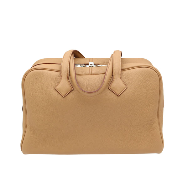 HERMES エルメス ヴィクトリア 35 タバックキャメル トリヨン