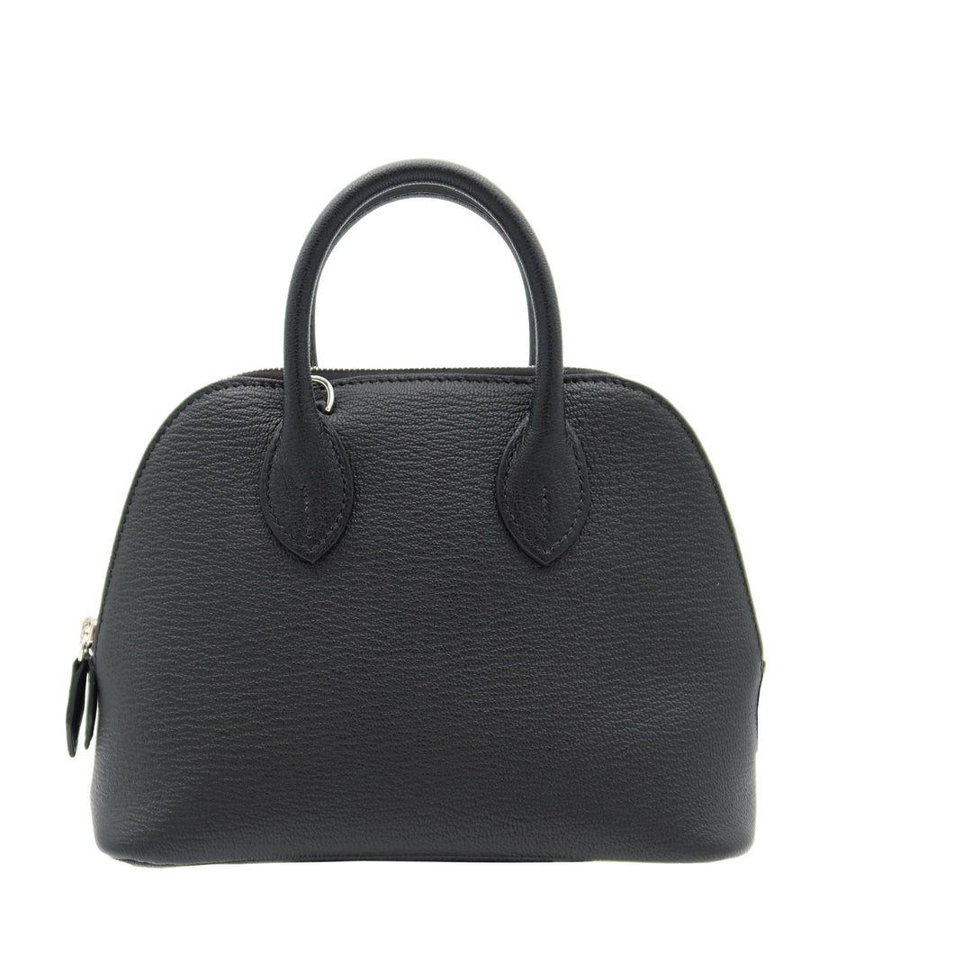 HERMES 愛馬仕 Bolide Mini 黑色 山羊皮 銀扣 G 鐫刻 - GINZA CELIA