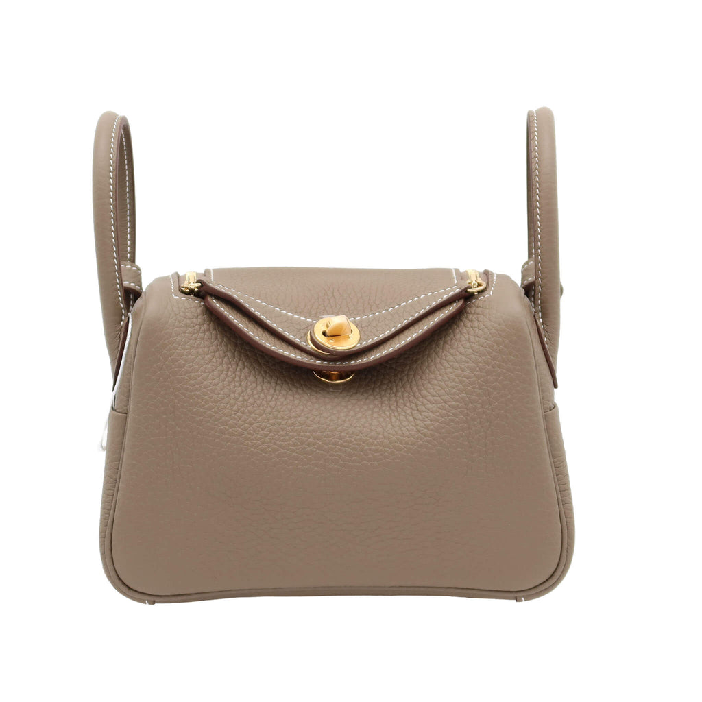 HERMES エルメス リンディ ミニ エトゥープ トリヨンクレマンス