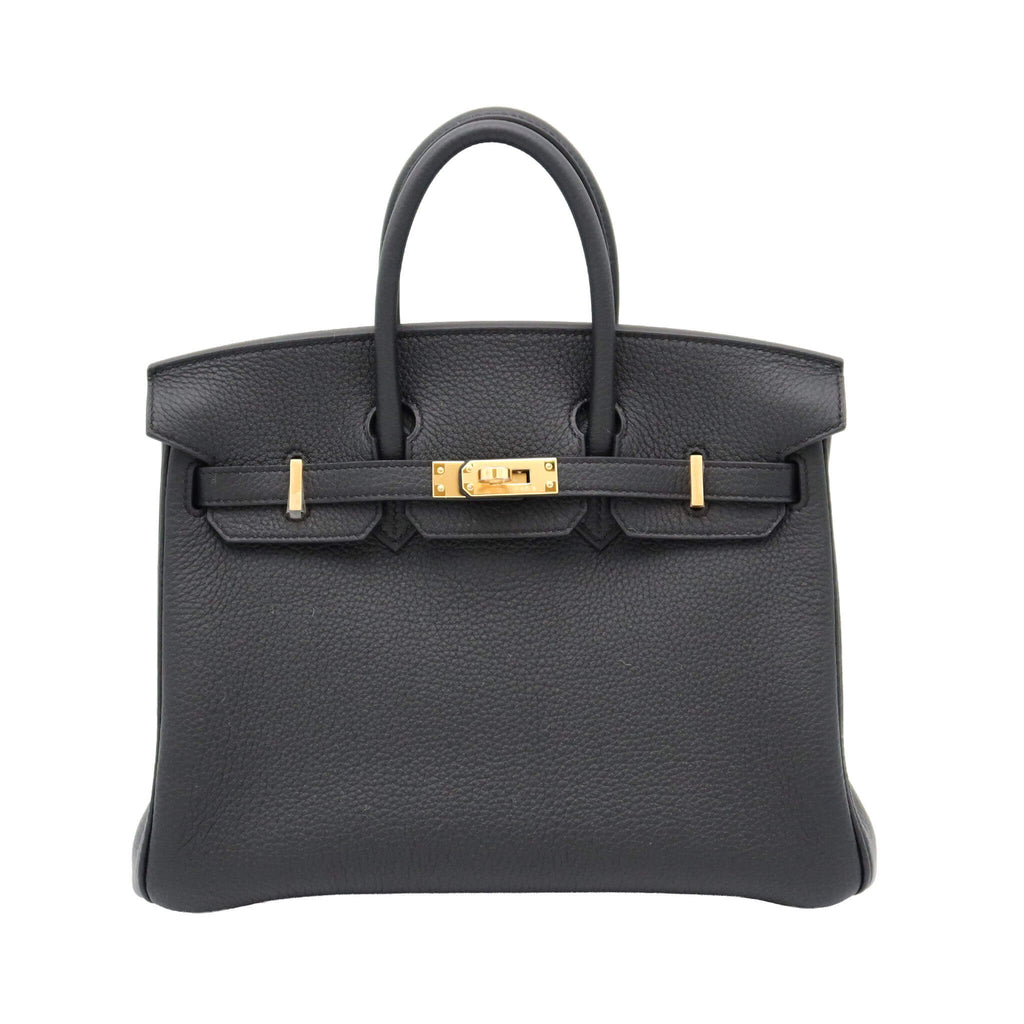 エルメスバーキン25 黒 エルメス バーキン25 ブラック トゴ ゴールド金具 K刻印｜Hermès