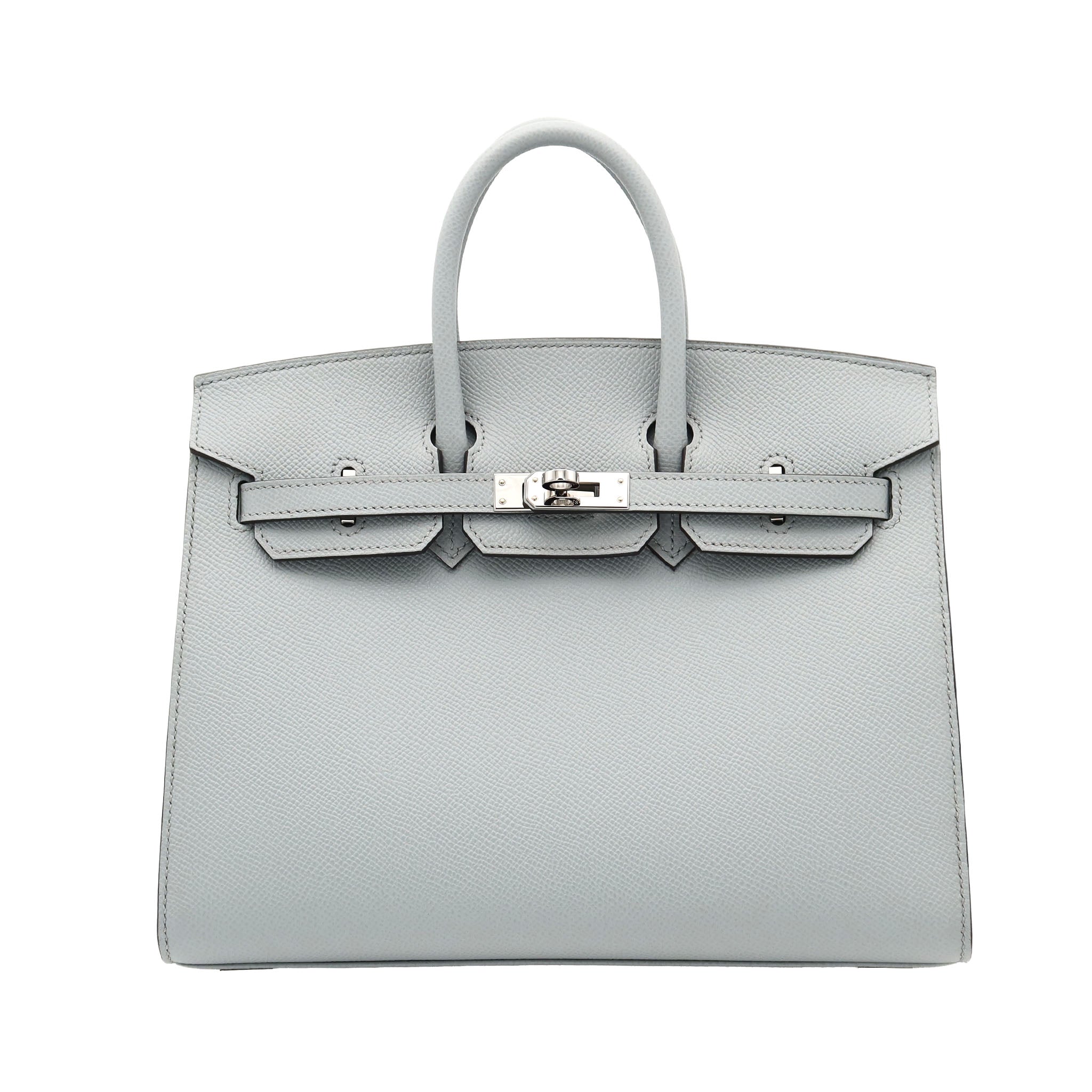 HERMES エルメス バーキン 25 セリエ ブルーグラシェ エプソン