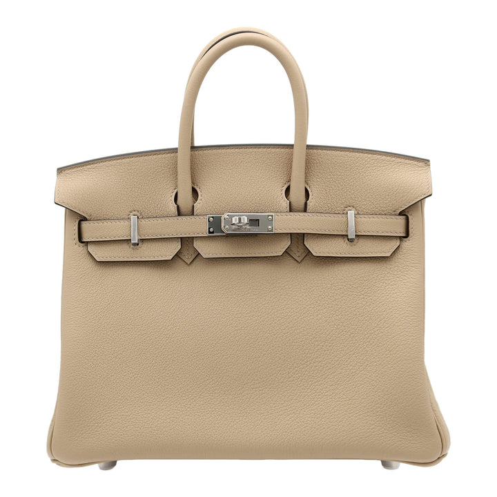 HERMÈS  エルメス  バーキン25  トレンチ  トゴ  シルバー金具  K刻印