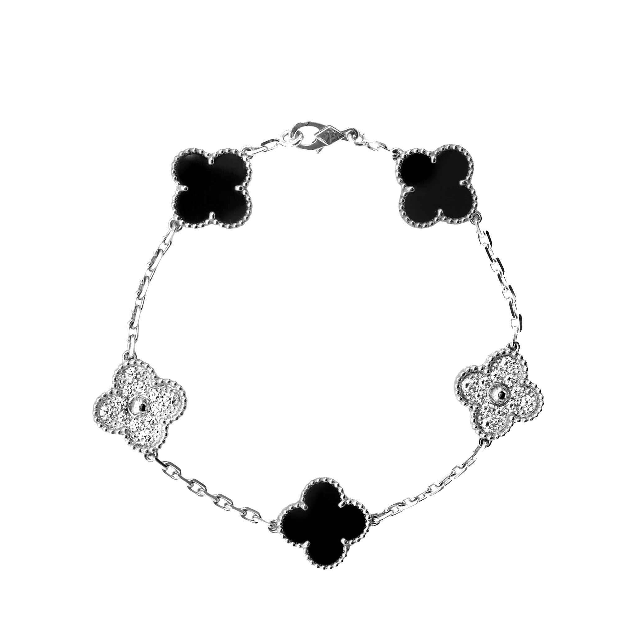 Van Cleef & Arpels ヴィンテージ アルハンブラ 黒 セージカー Van Cleef & Arpels ヴァンクリーフ&アーペル ヴィンテージ