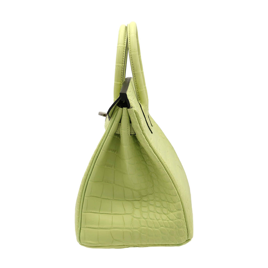 HERMES BirkinJaune Bourgeon Matte Palladium  HardwareStamp - GINZA CELIA