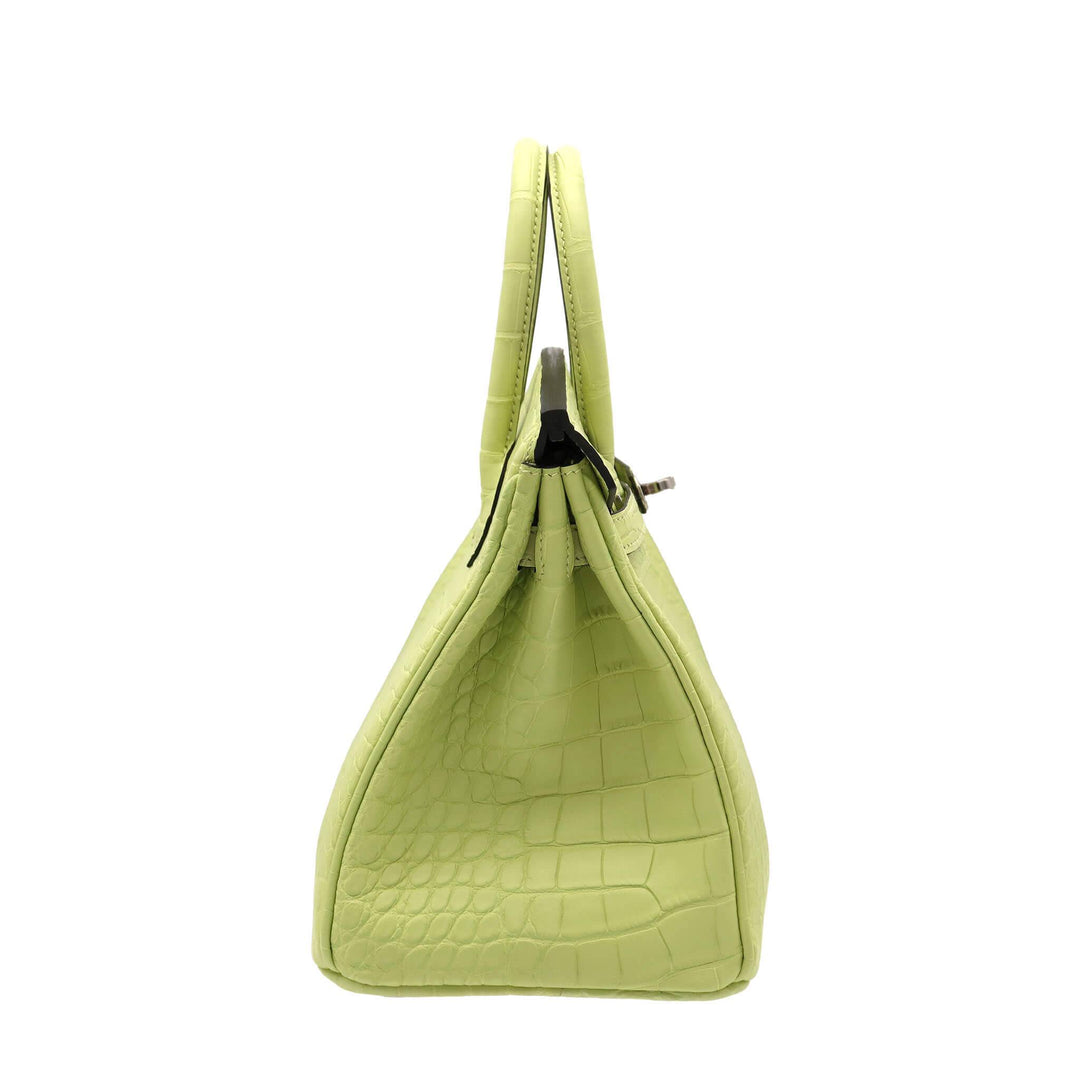 HERMES BirkinJaune Bourgeon Matte Palladium  HardwareStamp - GINZA CELIA